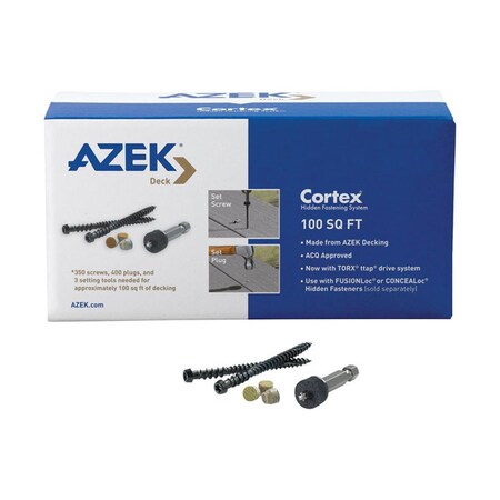 Azek 2.75 in. Torx TTAP Star Head Kona Metal Deck Screws, 350PK